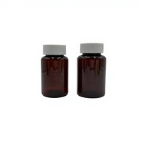 Bouteille en plastique de 80 ml pour capsules, flacons vides pour poudre solide, pots d'échantillons pour comprimés, pots à pilules, contenants pour médicaments et vitamines