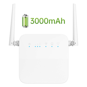 Sworix 3000Mah 4G Lte 150Mbps Cpe Router Cat4 Wifi Banda inalámbrica Banda ancha Wifi Hotspot Router Soporte Volte con ranura para tarjeta Sim - Product Image 4