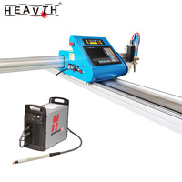 Máquina de Corte por Plasma CNC Portátil Pequeña con Controlador de Corte por Plasma y Fuente de Plasma