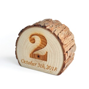 Portachiavi in Legno Personalizzato con Nomi degli <span class=keywords><strong>Sposi</strong></span>, <span class=keywords><strong>Accessori</strong></span> e Decorazioni per Matrimonio - Product Image 6