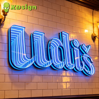 Lettres en relief 3D personnalisées Infinity Abyss avec éclairage LED, en acrylique semi-transparent, étanches IP65, pour la décoration publicitaire