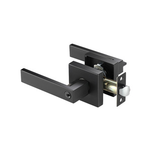 Kunci Gagang Pintu Silinder Modern dari Paduan Seng Tanpa Kunci dengan Backset 70mm untuk Kamar Tidur dan Kamar Mandi - Product Image 4