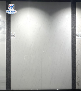 Azulejos de gran tamaño para pared y suelo, sala de estar moderna de lujo, placa de roca de losa de piedra sinterizada de porcelana de mármol - Product Image 1