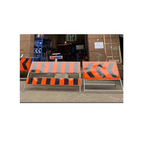 Dirsek ve güvenlik çıkış ok ile yol yapımı uyarı işareti için alüminyum levha trafik işareti tabelası - Product Image 1