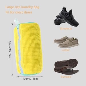 Wiederverwendbarer Wäschesack aus weichem Stoff für Schuhe, strapazierfähiges Oxford-Material für Waschmaschinen – Neuer Stil - Product Image 2