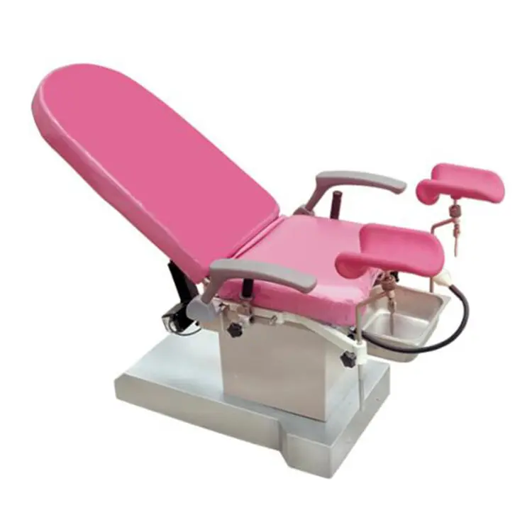 Hastane ekipmanları manuel hidrolik jinekolojik obstetrik doğum masası sandalye masaları