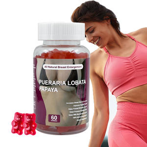Gummies naturelles de Pueraria Lobata et Papaye pour l'augmentation mammaire, le soin des seins, le lifting et le raffermissement, et l'amélioration des fesses - Product Image 1