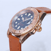 Montre mécanique et automatique pour plongée en forme de saphir, montre en bronze, cuivre, pbw9, saphir, NH35, 30atm, vente en gros, livraison gratuite par fedex, livraison gratuite