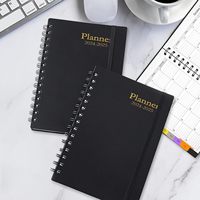 Carnet de voyage personnalisé 2026 2027 en PVC A5 avec reliure spirale, journal quotidien, hebdomadaire, mensuel, avec onglets