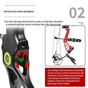 Cross-border Wholesale Small Waist Composite <b>Bow</b> Archery 29 Wheelbase Outdoor High Power Metal Hunting Entertainment Hunting <b>Bow</b> - Product Image 4