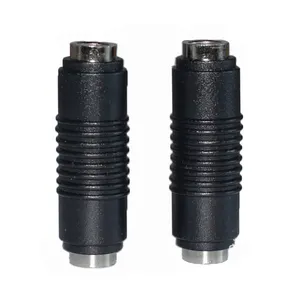 Conector de alimentação para led/cctv, alta qualidade, 10a, equipamento de acoplador dc fêmea a fêmea f/f, 5.5mm x 2.1mm