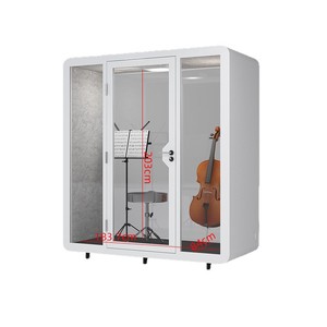 Cabina de Oficina Insonorizada de Primera Calidad con Reducción de Ruido, Sofá Cómodo y Mesa Lateral, Cabina de Reuniones de Oficina Insonorizada de Dos Plazas - Product Image 6