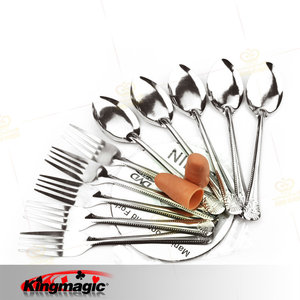 Tenedor y cuchara multifuncionales, transformación de tenedor y cuchara, accesorios de magia de cerca Kingmagic para uso diario, venta al por mayor, técnicas - Product Image 4