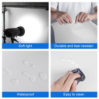 Rouleau de film de diffusion de lumière KAMPHO Papier à lumière douce pour la photographie Vidéo Flash LED Lumière stroboscopique