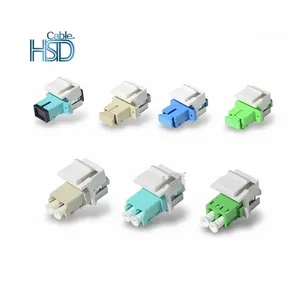 Hot Sales Multi mode Duplex LC adapters Base Fiber Optical Singlemode SC Adapter Keystone Jack