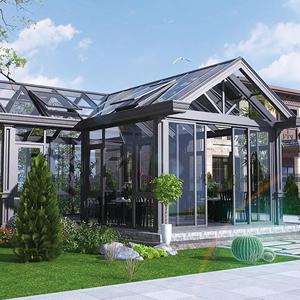 Moderner Design-Pavillon Gartenhaus Fertigbau Isolierter Wintergarten Wasserdicht Aluminiumlegierung Holz/Metallrahmen für Villa im Freien - Product Image 6