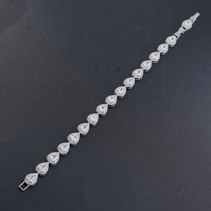 Nuovo Design Bracciale da Donna con Pietra CZ 5A a Goccia Zirconia <span class=keywords><strong>Starlet</strong></span> Bracciali Trendy con Charm per Donne - Product Image 5