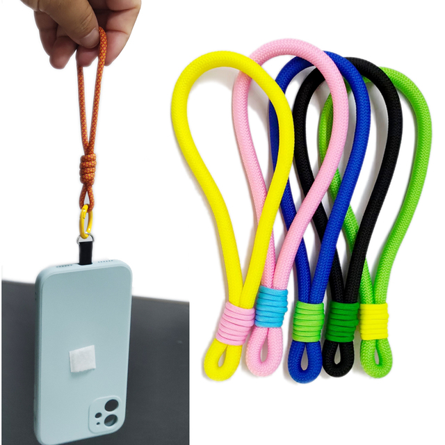 Adjustable Polyester Cross-Short Detachable Phone Strap Popular Universal Cell Phone Holder Big Ring Offset Printing Other