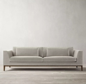 Design italiano modernista casa Base di quercia divano componibile componibile soggiorno mobili - Product Image 2