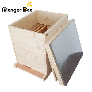 Nueva Colmena Dadant de Madera de Abeto Chino de 24mm y 10 Cuadros, Equipo de Apicultura con Tapas Exteriores/Interiores y Set de Super Caja - Product Image 1