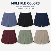 Jupe-short de golf personnalisée pour femme avec ourlet festonné, short de sécurité intégré et poches zippées pour l'entraînement sur le parcours de golf