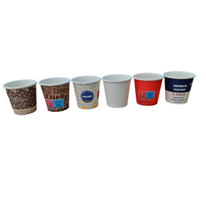 2.5oz Italy Espresso Coffee Paper Cups 4oz 6oz Custom Logo Printed Disposable Tasty Coffee Cups - Product Image 2