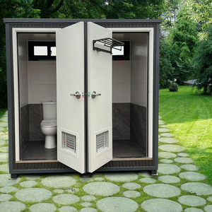 Phòng tắm ngoài trời prefab công viên nhà vệ sinh di động và phòng tắm nhỏ cắm trại nhà vệ sinh nhà máy tùy chỉnh <span class=keywords><strong>WC</strong></span> - Product Image 1