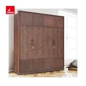 Allandcabinets مغلفة النهائي التقليدية نمط خزائن صندوق تخزين ملابس خزينة ملابس خشبية الحجرات مع باب بمفصلات لوحة