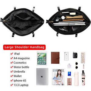 Bolso de mano de cuero personalizado para mujer, cartera Hobo grande a la moda, bolso de mano acolchado - Product Image 4