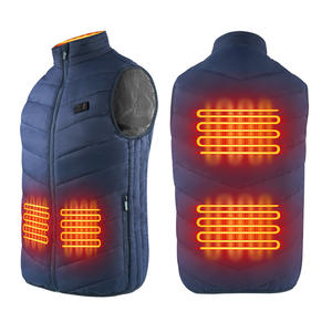 Veste d'hiver chauffante en polaire, vêtement thermique de qualité supérieure, coupe-vent, imperméable, respectueux de l'environnement, <span class=keywords><strong>batterie</strong></span> 5200 mAh, <span class=keywords><strong>gilet</strong></span> pour homme - Product Image 1