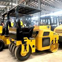 GZMA GZC204P Compacteur vibrant à double tambour de 3,8 tonnes, compresseur de sol hydraulique 26,5 kW 30 KN 0~12 km/h, faible coût d'entretien, 25 % de réduction sur les frais de route