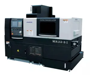 JIANKE MR32-5 32mm 5 eixos duplo torno automático suíço cnc com alimentador de barra torno CNC deslizante longitudinal torno CNC