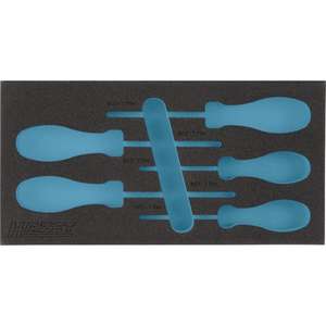 HAZET - 163-185L 2-component soft <b>foam</b> insert for 163-185/5 - EAN 4000896161522 <b>ROLLING</b> WORKSHOPS EMPTY TRAYS - Product Image 1