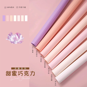 Không thấm nước 3D ống đồng hoa bao bì màu rắn cứu trợ sô cô la bó Hoa Quà Tặng bọc PVC tráng không tráng bột gỗ nguyên liệu - Product Image 4