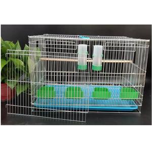 Cage en forme de grand oiseau galvanisée, Cage d'élevage de perruches, carré pliant, Cage pour animaux de compagnie - Product Image 4