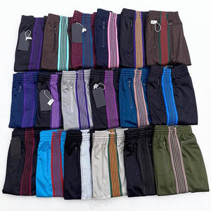 <span class=keywords><strong>Pantaloni</strong></span> Casual <span class=keywords><strong>da</strong></span> <span class=keywords><strong>uomo</strong></span> di alta qualità stile Streetwear con tasche a farfalla ricamate e <span class=keywords><strong>pantaloni</strong></span> sportivi stile Hip Hop a righe - Product Image 2