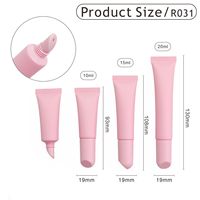 Tube souple 15 ml à prix abordable pour brillant à lèvres, baume à lèvres et crème contour des yeux