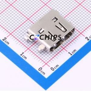 GT-HD003B-SNNG1 <b>HDMI</b> Connector Through hole Component (THT) Connector <b>HDMI</b>-A Female 19P Sink Board - Product Image 1