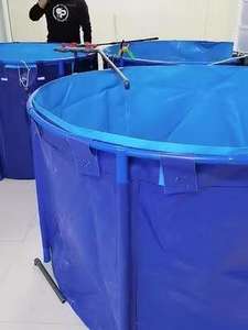 Toile extérieure personnalisable pour aquarium bâche pliable aquarium PVC <span class=keywords><strong>culture</strong></span> carré étang à poissons - Product Image 3