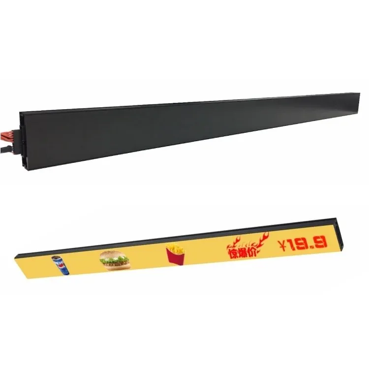 2023 new shelf display COB P1.25 led screen for price tag and advertising and promotion info
