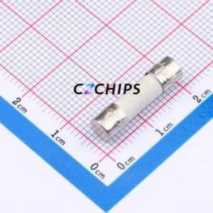 0477001.MXP One-Time Fuse D5.2xL20mm Fuse ( Type: Ceramic Tube Fuse )( Rated Current: 1A )( Rated Voltage (AC): 500V ) - Product Image 1