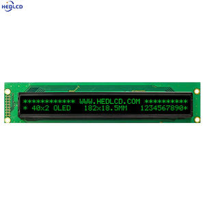 โมดูลแสดงผล OLED อักขระ6.0นิ้ว182x18.5มม. 40*2 40x2พร้อมพอร์ตขนาน WS0010สีเหลืองสีเขียวสีขาวสีแดงตัวอักษร - Product Image 2