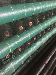 UV Stabilized Woven Polypropylene Fabric Heavy Duty Weed Control Permeable Ground <strong>Cover</strong> for <strong>Pathway</strong> Patio Yard Driveway - Product Image 2