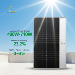 แผงโซลาร์เซลล์คุณภาพสูง SOLAR ป้องกัน PID กำลังไฟ 550 วัตต์ สีดำทั้งหมด แบบโมโนคริสตัลไลน์ สำหรับโครงการขนาดใหญ่ - Product Image 1
