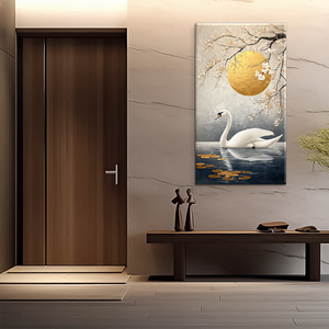 Arte de cisne de <span class=keywords><strong>pintura</strong></span> de cisne blanco al por mayor para decoración del hogar - Product Image 4