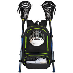 Sac à dos de sport souple à double usage grande capacité pour adolescents, sac à dos de hockey, bâton, casque, équipement de compétition pour l'école - Product Image 4