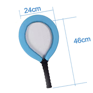 Luckytoys Vợt Tennis mềm đồ chơi Junior thể thao lưới đàn hồi vải vui đôi Bộ nhựa Bảng vợt tennis đồ chơi - Product Image 3