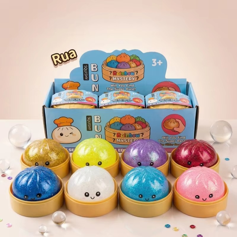 Blind box 1-flour expression steamed stuffed bun steamer