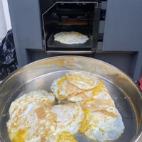 Machine à frire les œufs multifonctionnelle, revêtement antiadhésif, facile à nettoyer, cuiseur à œufs électrique pour œufs frits/omelette