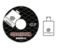 Lecteur de carte SD/TF avec adaptateur pour Dreamcast Shell Boot Loader V2 pour console de jeu rétro Dreamcast DC